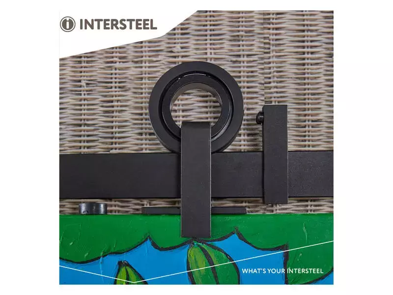 Intersteel Schuifdeursysteem Modern Top mat zwart