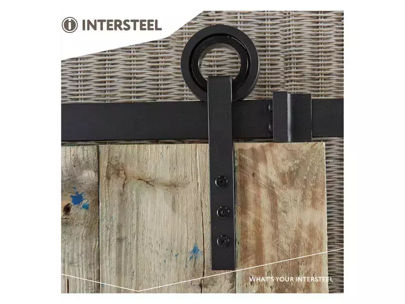 Intersteel Schuifdeursysteem Modern mat zwart