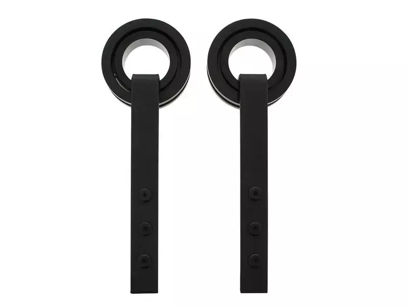 Intersteel Set van 2 hangrollen Modern 255 mm mat zwart