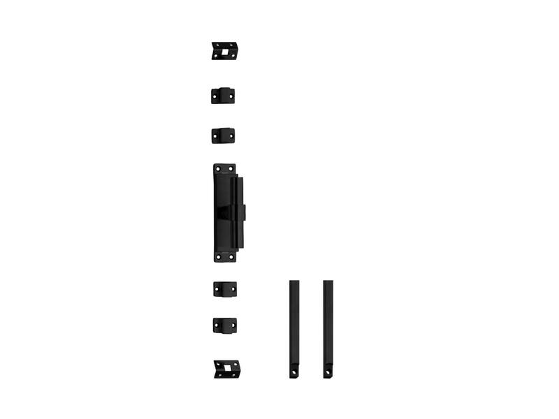Intersteel Kruk-espagnolet rechts T-recht met stangenset 2 X 1245 mm zwart