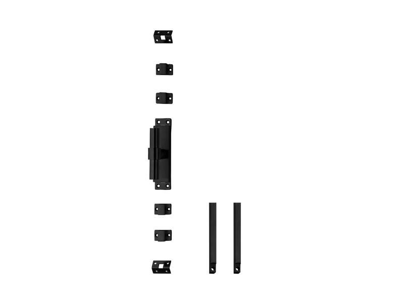 Intersteel Kruk-espagnolet links T-recht met stangenset 2 X 1245 mm zwart