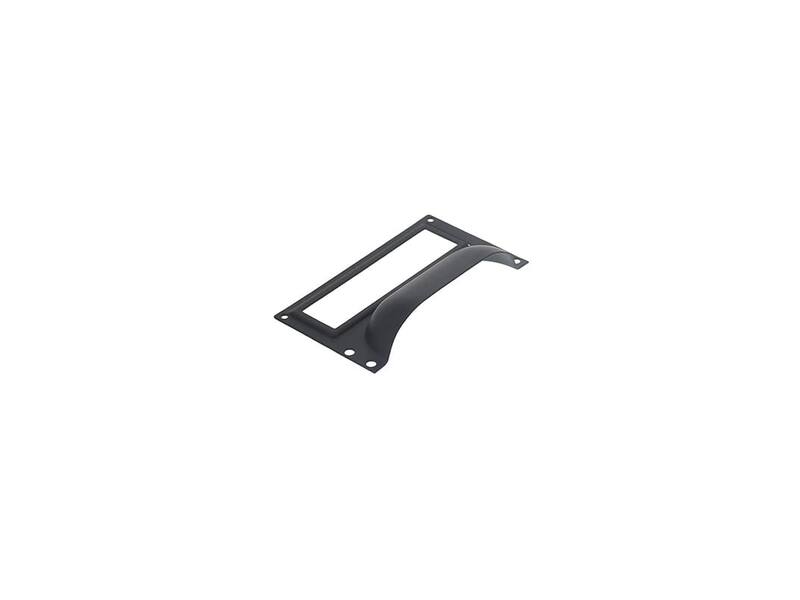 Intersteel Etiketgreep 73 mm mat zwart