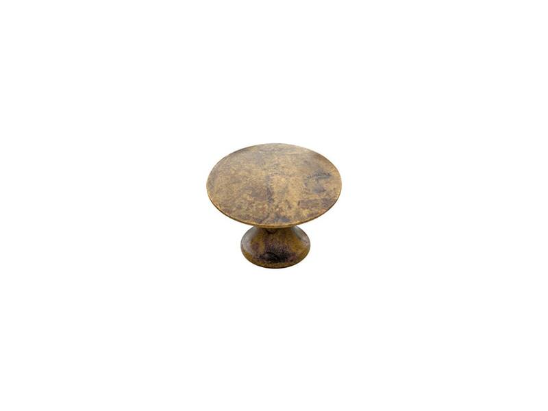 Intersteel Meubelknop glad 25 mm messing antiek