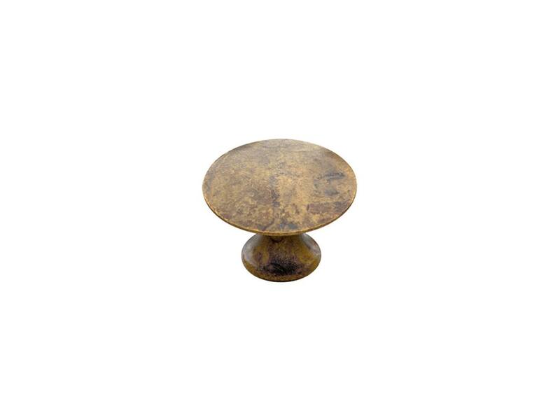 Intersteel Meubelknop glad 30 mm messing antiek