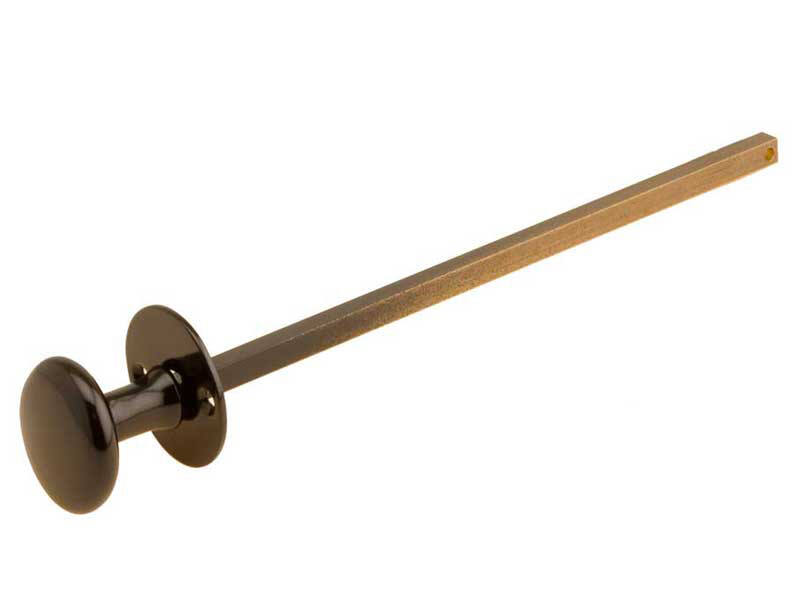 Beltrekker Zwart Rond 45mm Compleet met rozet
