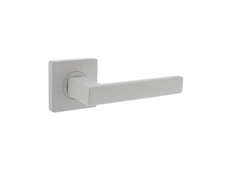Intersteel Deurkruk Hera op vierkante rozet 55x55x10 mm wit