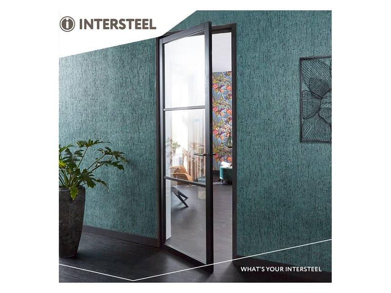 Intersteel Deurkruk Jura met minimalistische rozet antracietgrijs