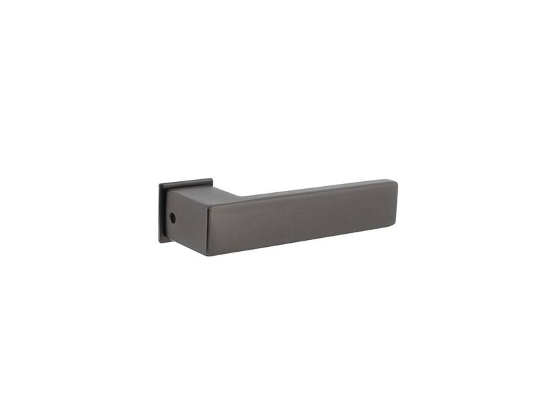 Intersteel Deurkruk Amsterdam met minimalistische rozet antracietgrijs