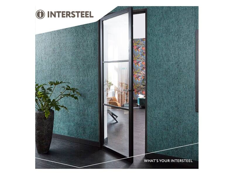 Intersteel Deurkruk Amsterdam met minimalistische rozet antracietgrijs