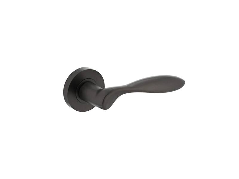 Intersteel Deurkruk George op ronde rozet 52x10 mm antracietgrijs