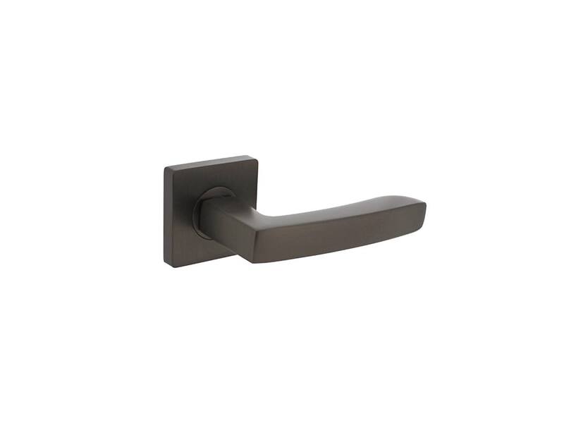 Intersteel Deurkruk Minos op vierkante rozet 55x55x10 mm antracietgrijs
