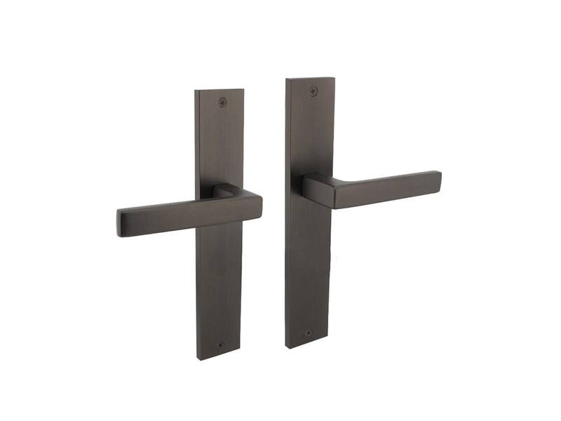 Intersteel Deurkruk Hera op schild 245x45 mm blind antracietgrijs