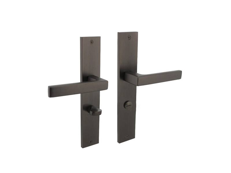 Intersteel Deurkruk Hera op schild 245x45 mm WC63/8 mm antracietgrijs