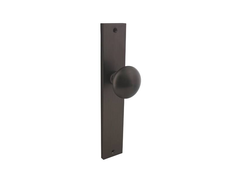 Intersteel Knopschild 245x45 mm Blind Antraciet