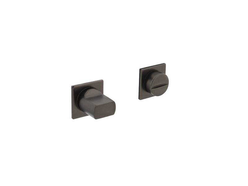 Intersteel WC-sluiting met minimalistische vierkante rozet antracietgrijs