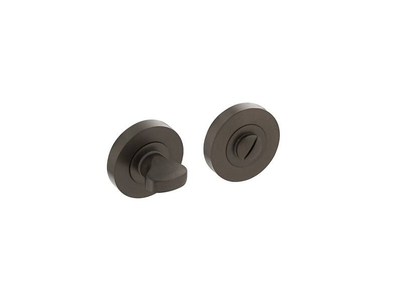 Intersteel Rozet met toilet-/badkamersluiting 52x10mm antracietgrijs