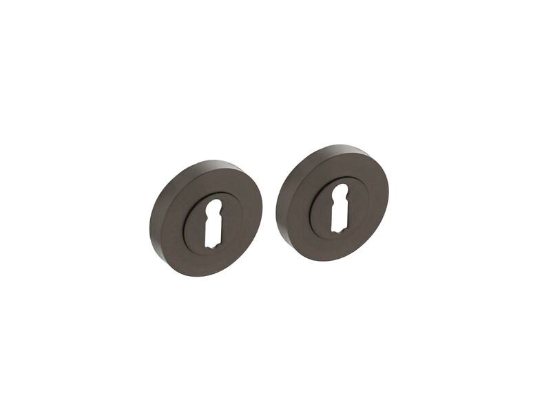 Intersteel Sleutelrozetten verdekt 52x10mm Antraciet