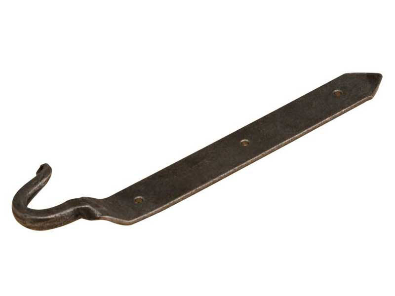 Ladderhaak Gesmeed Rechts 200 mm
