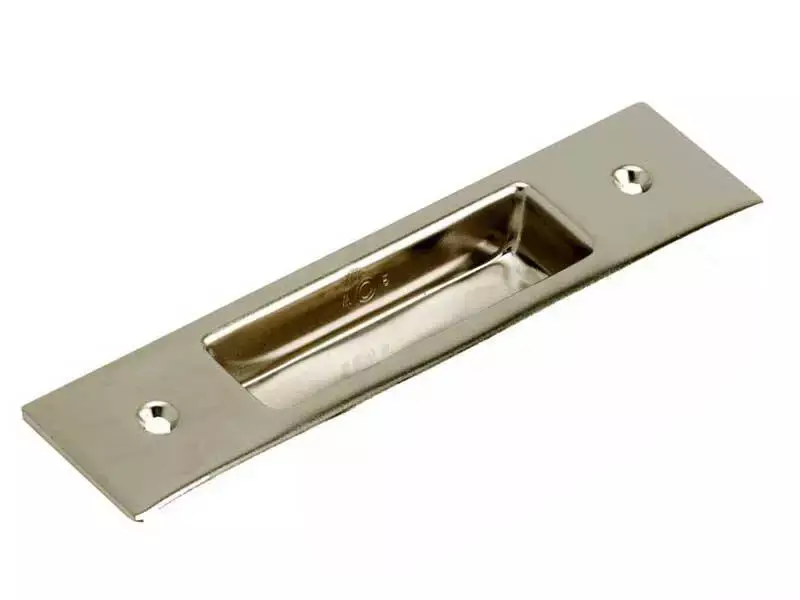 Schuifdeurkom kamer en suite Nikkel rechthoek 35x150mm