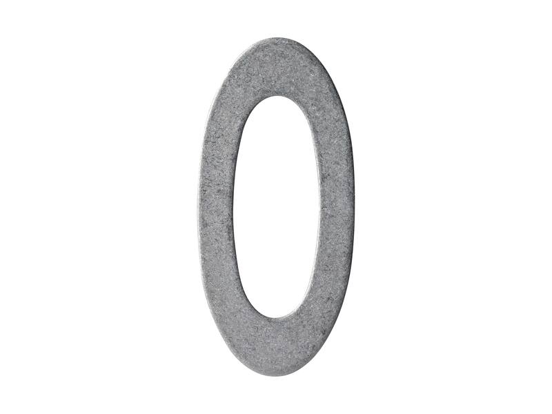 Intersteel Huisnummer 0 150mm rvs getrommeld