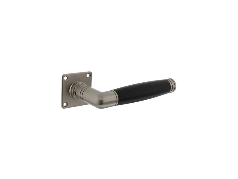 Intersteel Deurkruk Ton 212 met vierkant rozet 42x42x2 mm rvs geborsteld