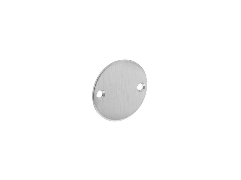 Intersteel Rozet rond plat 50 mm blind rvs geborsteld