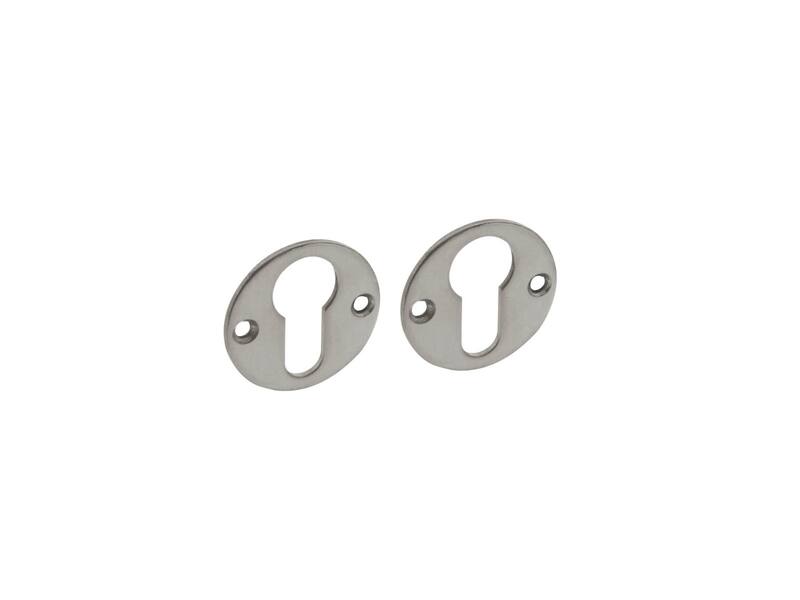 Profielcilinderrozet 42x2 mm RVS