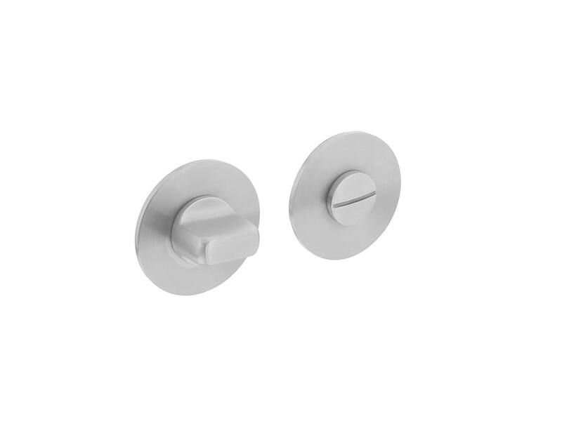 Intersteel Magneet rozet rond met toilet-/badkamersluiting rvs geborsteld
