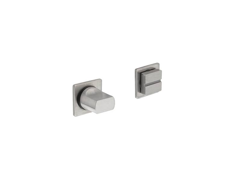 Intersteel WC-sluiting met minimalistische vierkante rozet rvs geborsteld
