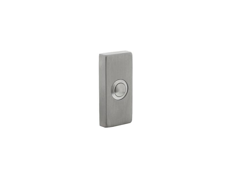 Intersteel Deurbel rechthoekig verdekt RVS