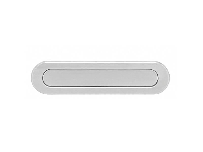 Intersteel Brievenbus ovaal met veer rvs geborsteld