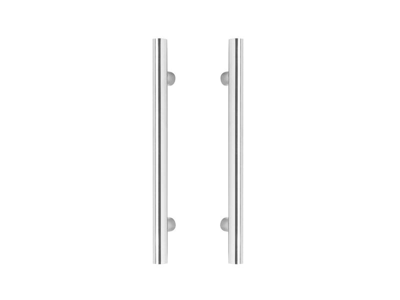 Intersteel Deurgrepen T-vorm rond 25 mm - 1200 mm rvs geborsteld