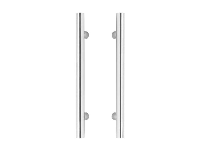 Intersteel Deurgrepen per paar T-vorm 1000x80x30 HoH 800 rvs