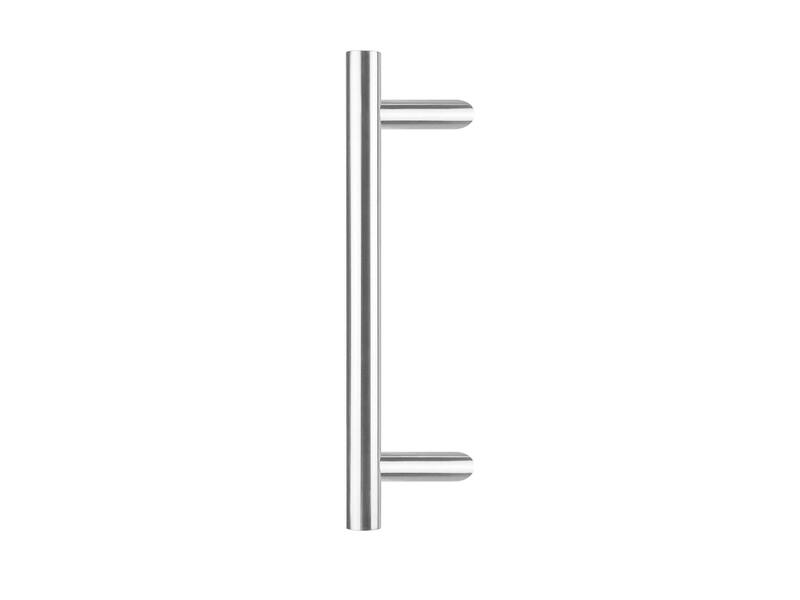Intersteel Deurgreep T-schuin rond 25 mm - 700 mm rvs geborsteld