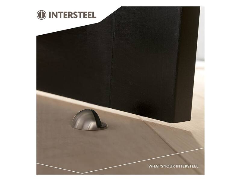 Intersteel Deurstop bolrond RVS