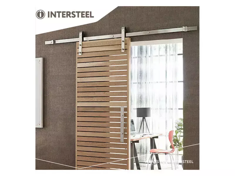 Intersteel Schuifdeursysteem Basic rvs geborsteld