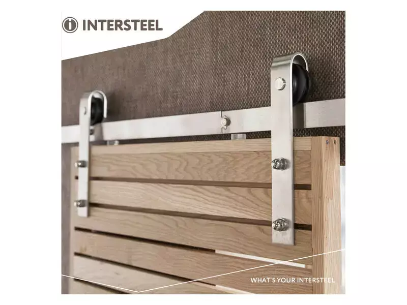 Intersteel Schuifdeursysteem Basic rvs geborsteld
