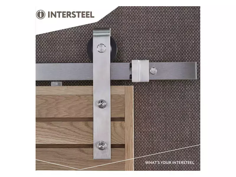Intersteel Schuifdeursysteem Basic rvs geborsteld