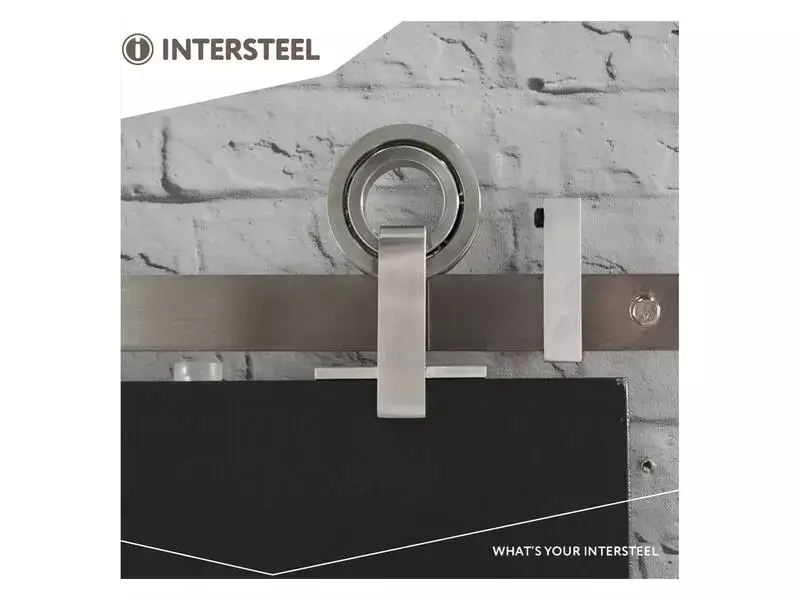 Intersteel Schuifdeursysteem Modern Top rvs geborsteld