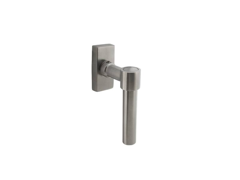 Intersteel Raamkruk L-vorm Recht rvs geborsteld