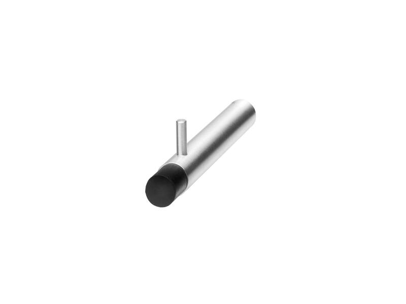 Intersteel Handdoek/kleding steun met deurstop rvs geborsteld