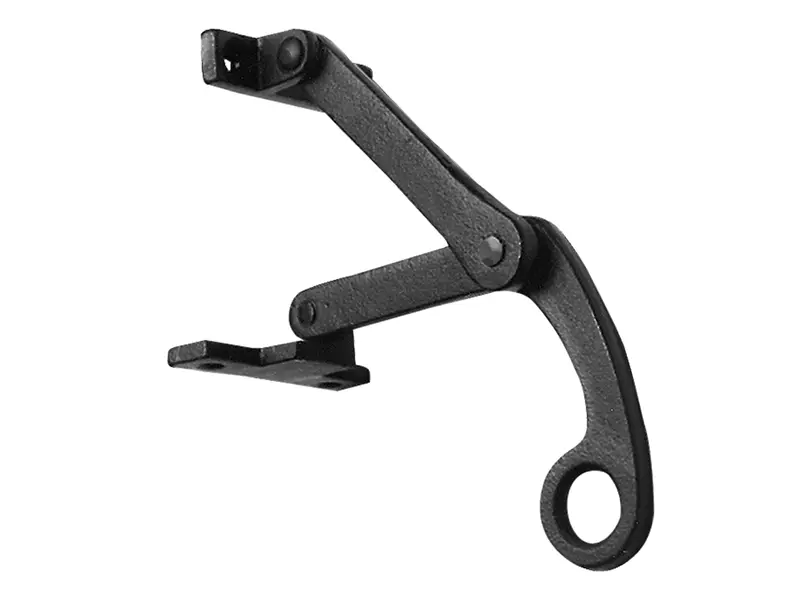 Combi raamuitzetter Zwart gelakt Verticaal 178mm