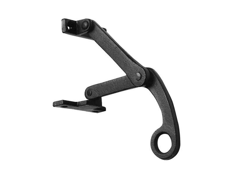 Combi raamuitzetter Zwart gietijzer Verticaal 127mm
