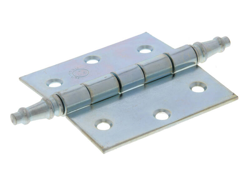 Scharnier Vaasknop gegalvaniseerd 75x75mm met rechte hoeken