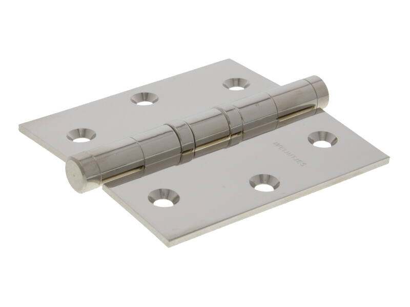 Kogellagerscharnier Nikkel Platkop 89x89mm