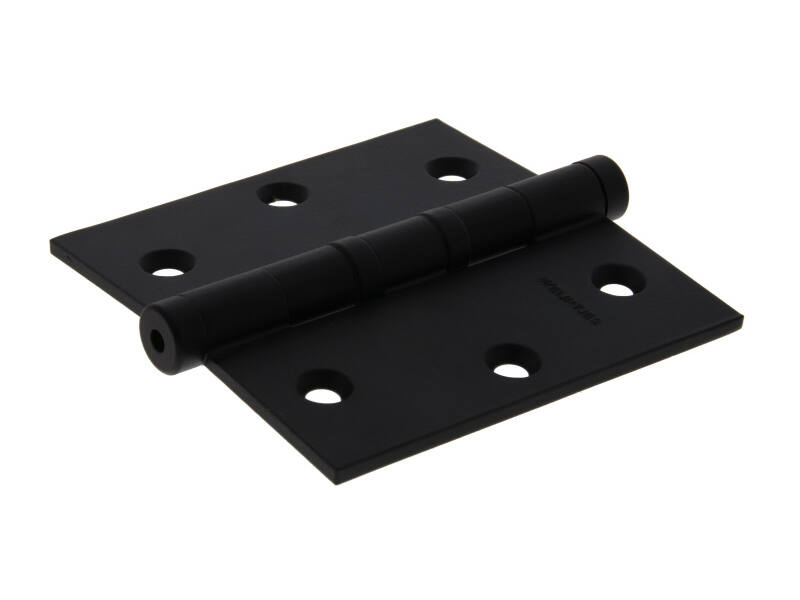 Kogellagerscharnier Zwart Platkop 89x89mm