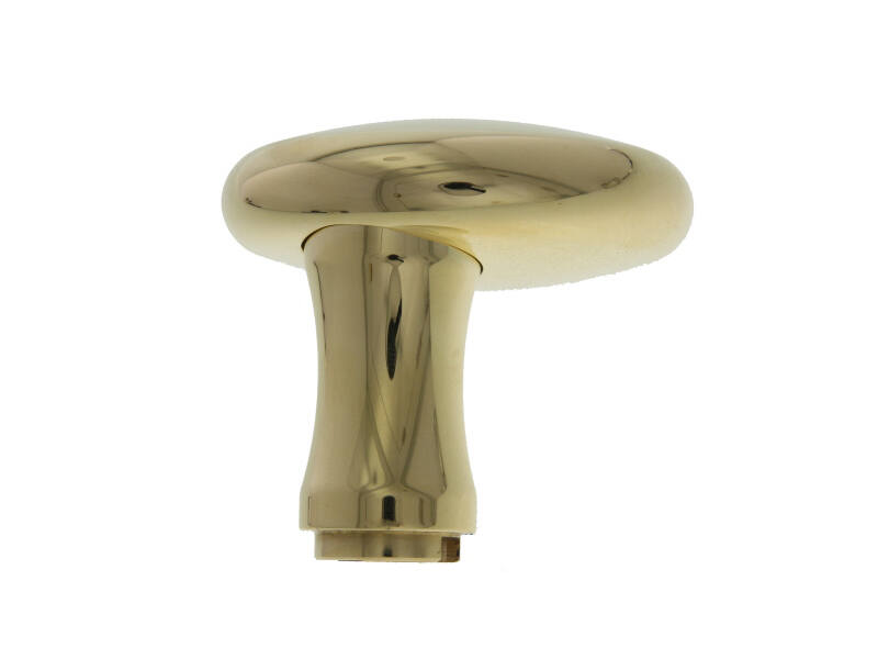 Knop voor veiligheidsschild Messing Paddestoel verkropt 60mm