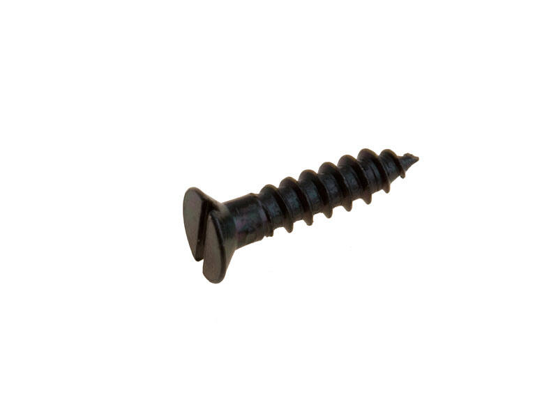 Houtschroef gleuf met verzonken kop Zwart 5 x 20mm