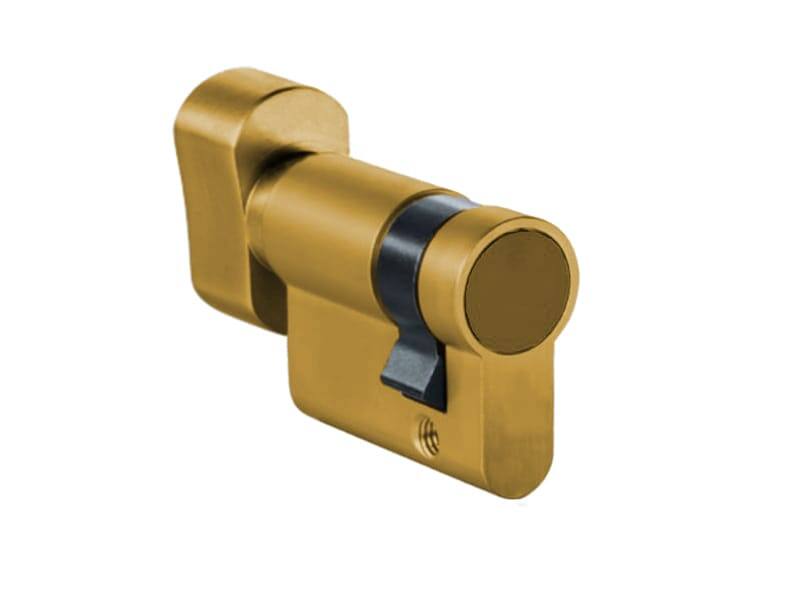 Knopcilinder enkel Messing 30/10mm