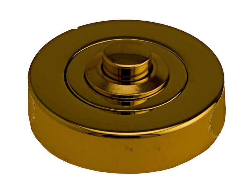 Beldrukker Messing PVD Rond Brassi